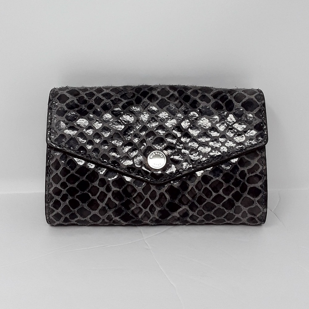 MICHAEL KORS Snakeskin Clutch Wallet Purse - Picture 1 of 6